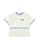 WAFFLE PIPING T - SHIRT - TUCKSHOP