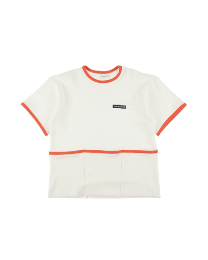 WAFFLE PIPING T - SHIRT - TUCKSHOP