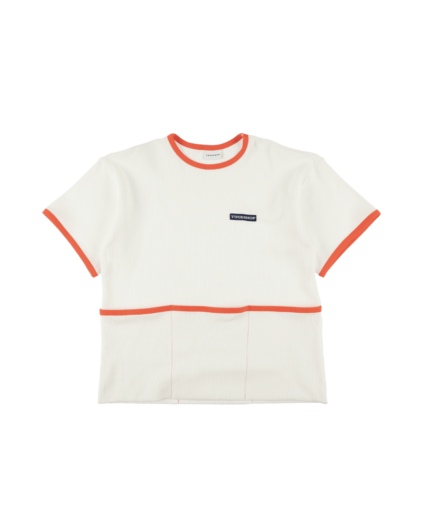 WAFFLE PIPING T - SHIRT - TUCKSHOP