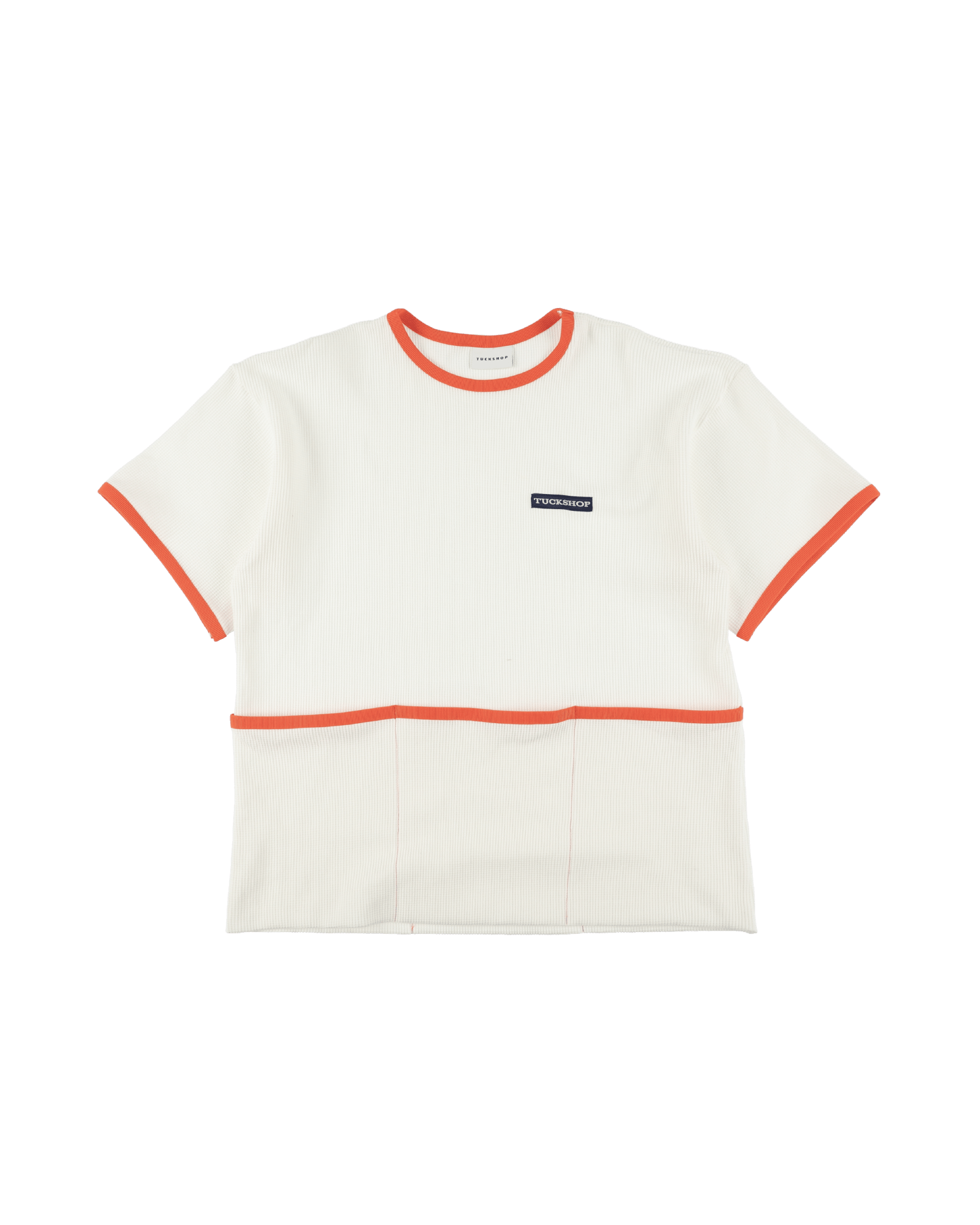 WAFFLE PIPING T - SHIRT - TUCKSHOP