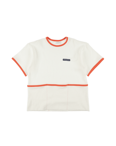WAFFLE PIPING T - SHIRT - TUCKSHOP